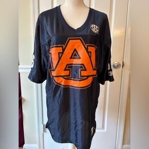 PINK Victoria's Secret Auburn Tigers Navy and Orange Jersey
